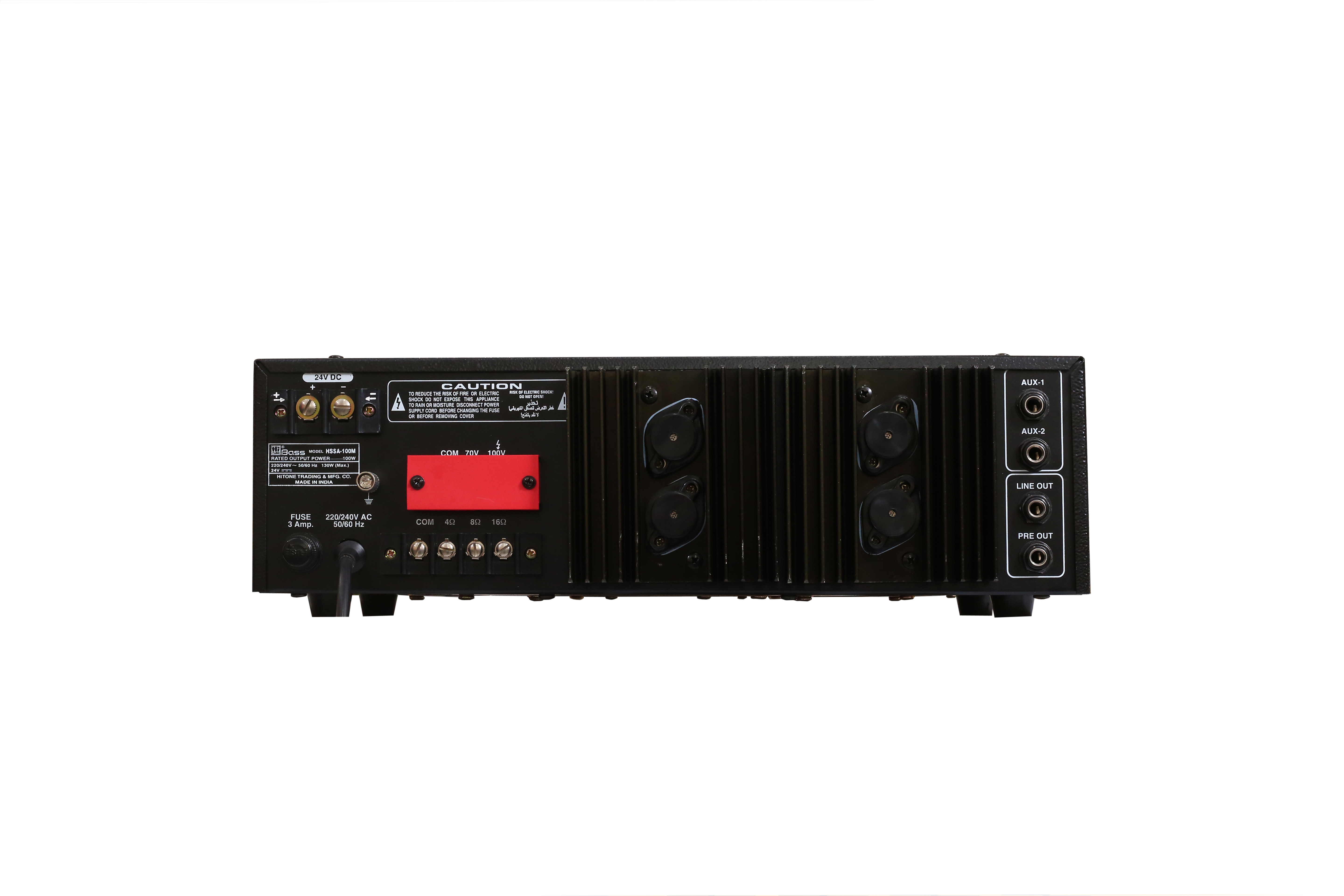 Hitune Bass 100 watt PA Mixing Amplifier HSSA-100