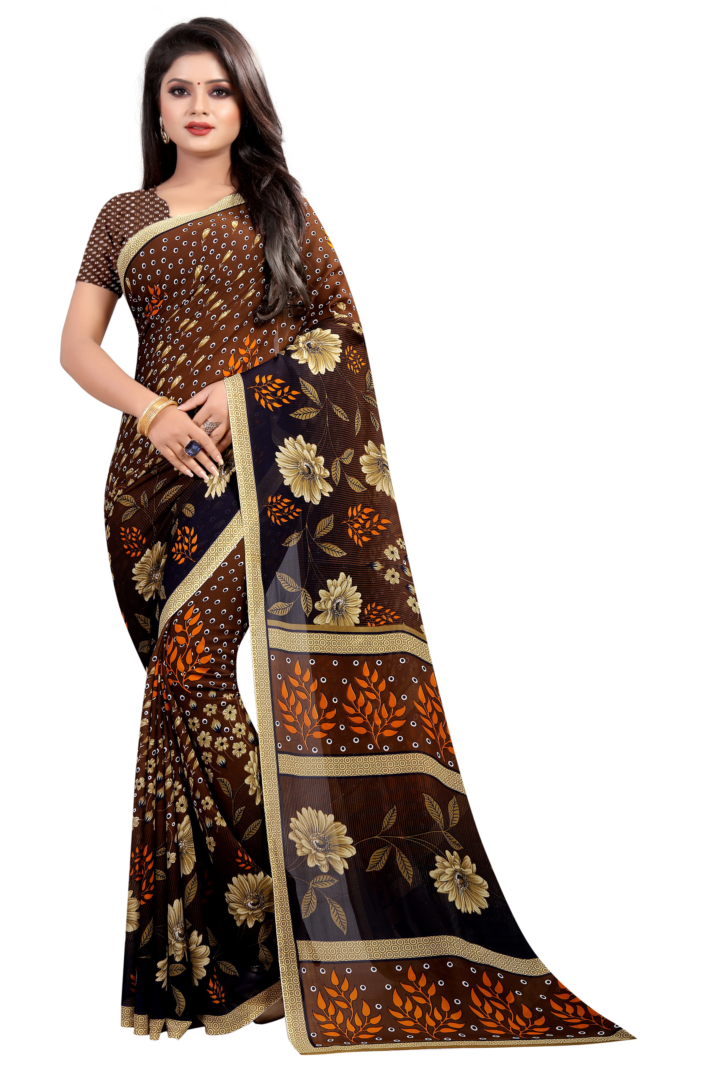 Fancy Manohari Georgette Saree