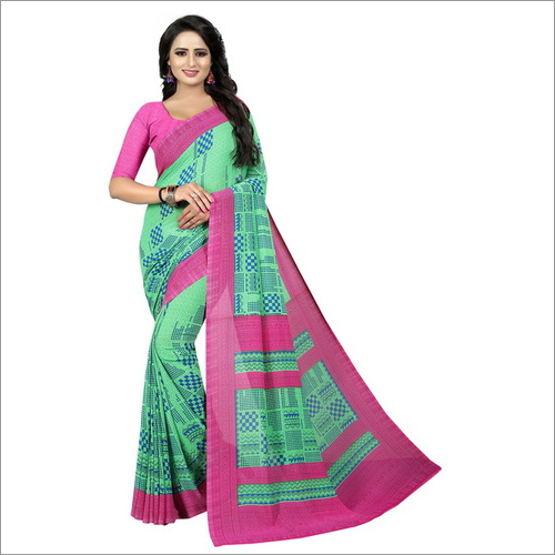 Georgette Silk Saree
