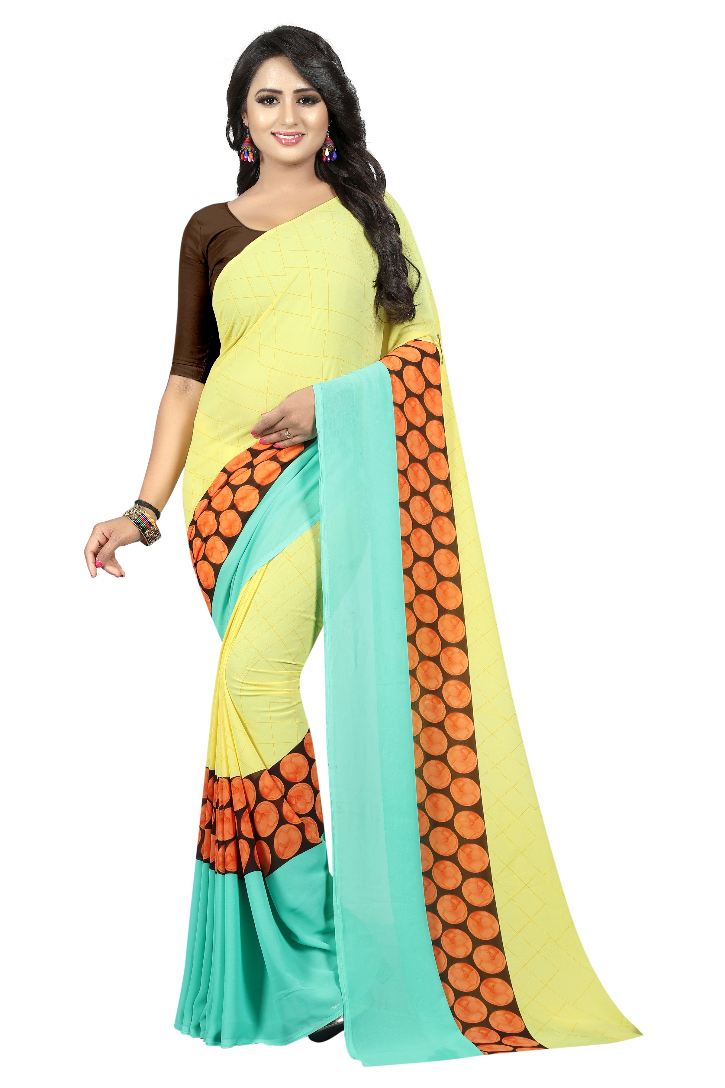 Georgette Silk Saree
