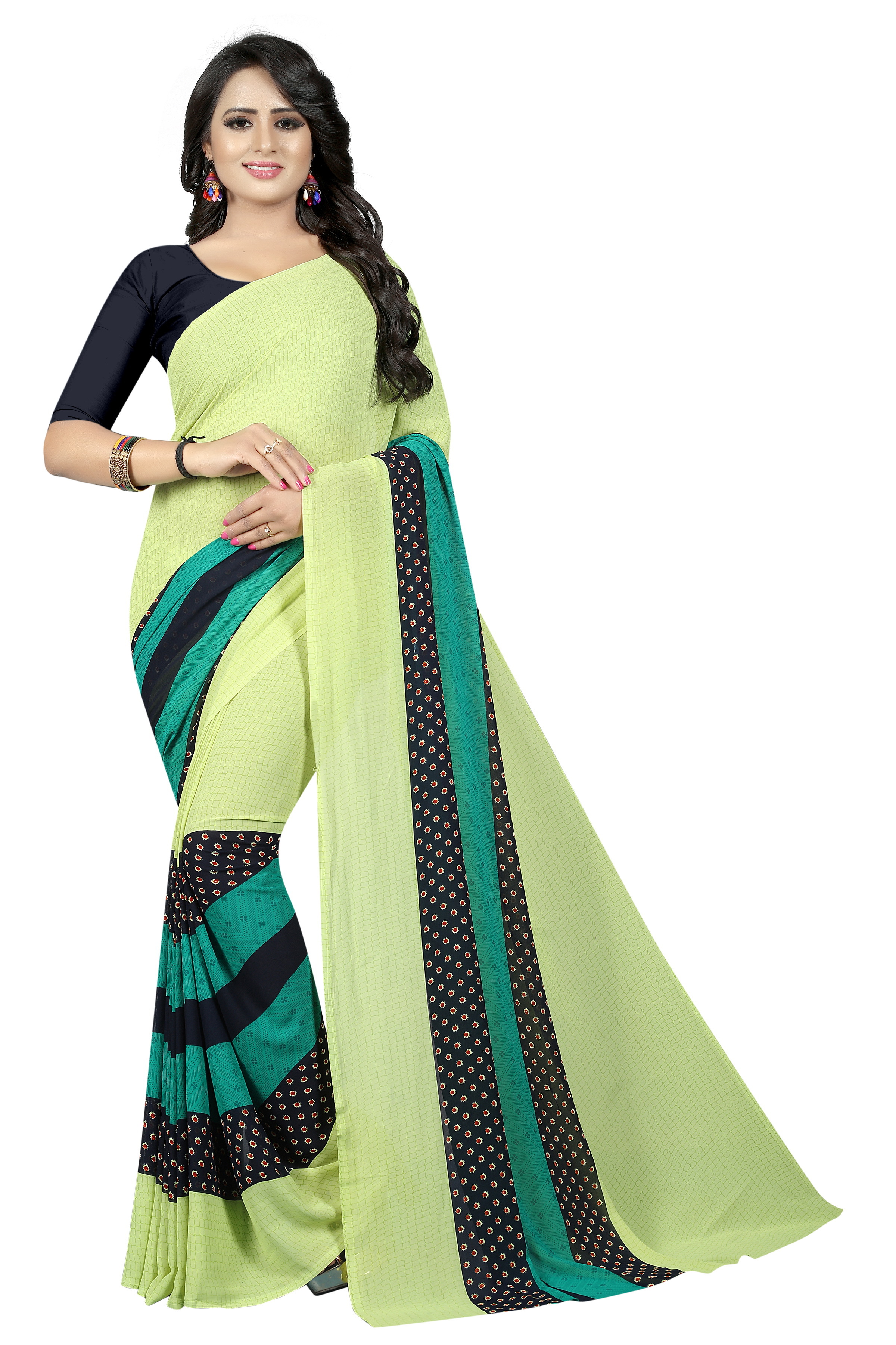 Georgette Silk Saree