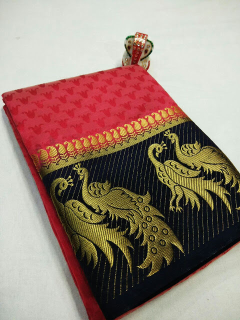 Peacock Design Kanjivaram Silk Saree