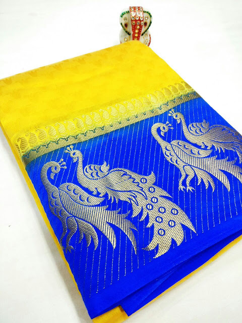 Peacock Design Kanjivaram Silk Saree