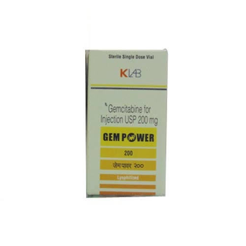 GEMPOWER 200MG INJ. - 200mg Gemcitabine Injection Vial, Intravenous | Cancer Treatment for Pancreas, Breast, Lung, Ovaries