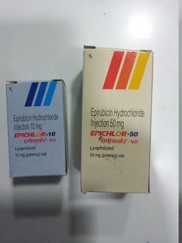 EPICHLOR 50MG INJ. - 50mg Injection Vial, Intravenous Use | Epirubicin Hydrochloride, Breast Cancer Adjuvant