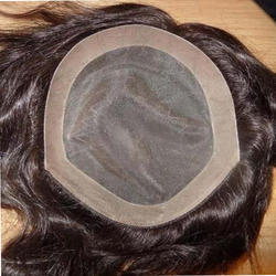Natural Black Patch Hair Wig