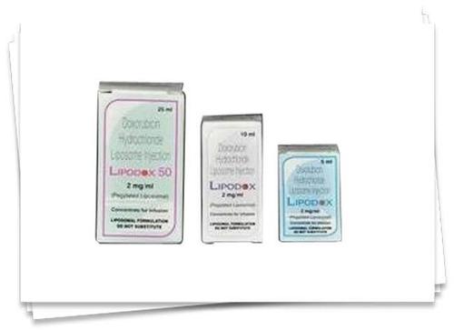 LIPODOX 50 MG INJ. - Lyophilized Vial, 50 mg Injection | DNA Damage, Growth Inhibitor, Targeted Cancer Therapy