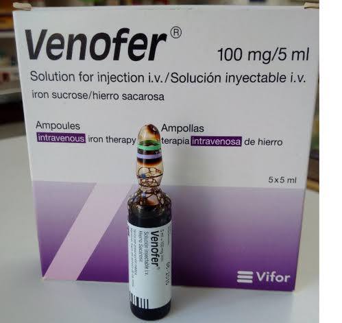VENOFER INJ. (Iron sucrose) LGLSI 100mg