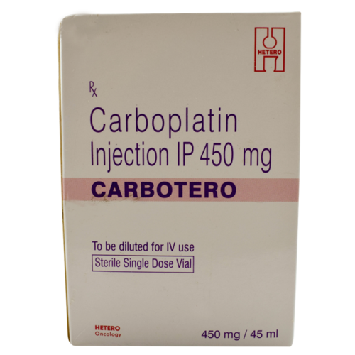 CARBOTERO 450MG INJ. - 450mg Injection, 45ml Vial | Carboplatin, IV Administration, Female Cancer Treatment