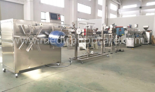 Medical PVC PU infusion IV tube extruder machine