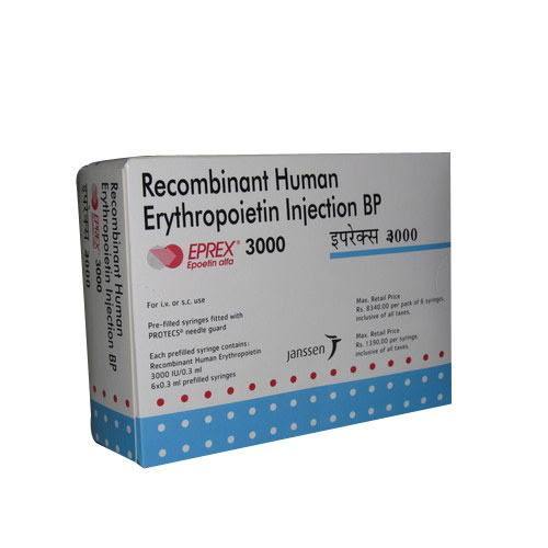 ERPEX 3000 - Recombinant Erythropoietin 3000 IU Injection, Anemia Treatment and Blood Transfusion Reduction