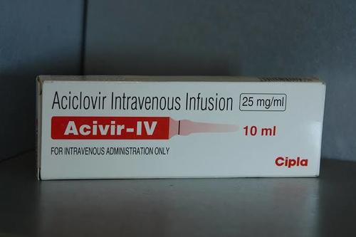 ACIVIR IV - 25mg/ml 10ml, Acyclovir IV Infusion - Herpes, Shingles, Chickenpox Viral Treatment