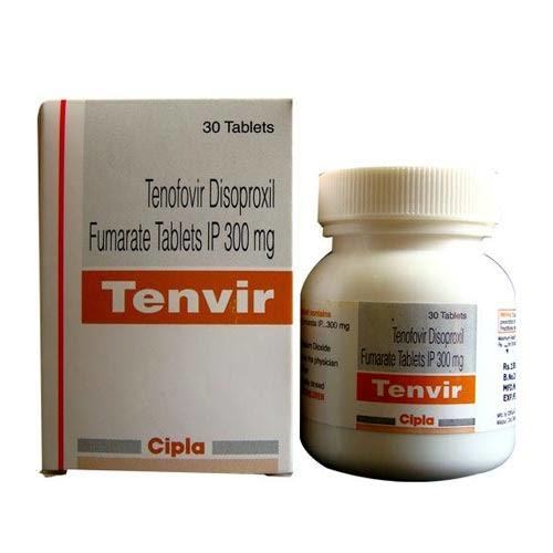 TENVIR -EM Tab Tenofovir Disoproxil Fumarate 300 mg, Bottle of 30 Tablets | Antiviral Action, Virus Inhibition, Infection Control