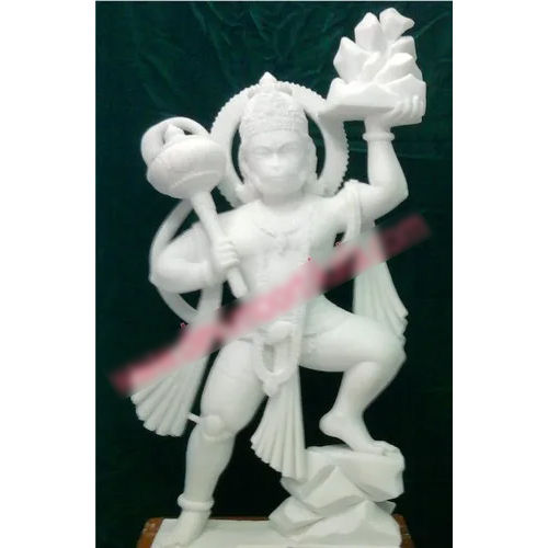 White Hanuman Marble Statue - Feature: Eco-Friendly