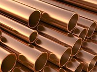 Silver Seamless Copper Pipe