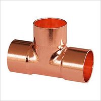 Copper Tee - 2-5 Millimeter Thickness | Golden Color, Hard-bitten Configuration, High Tensile Strength, Elevated Temperature Resistance