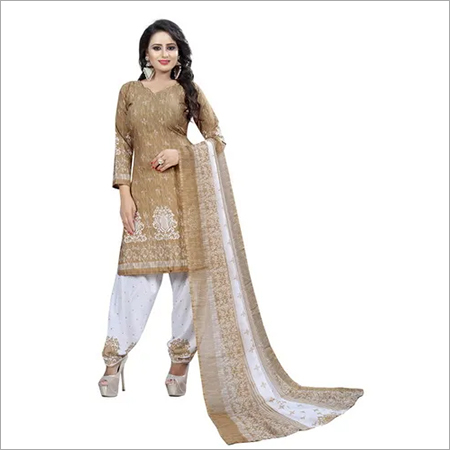 French Crepe Dress Material For Ladies