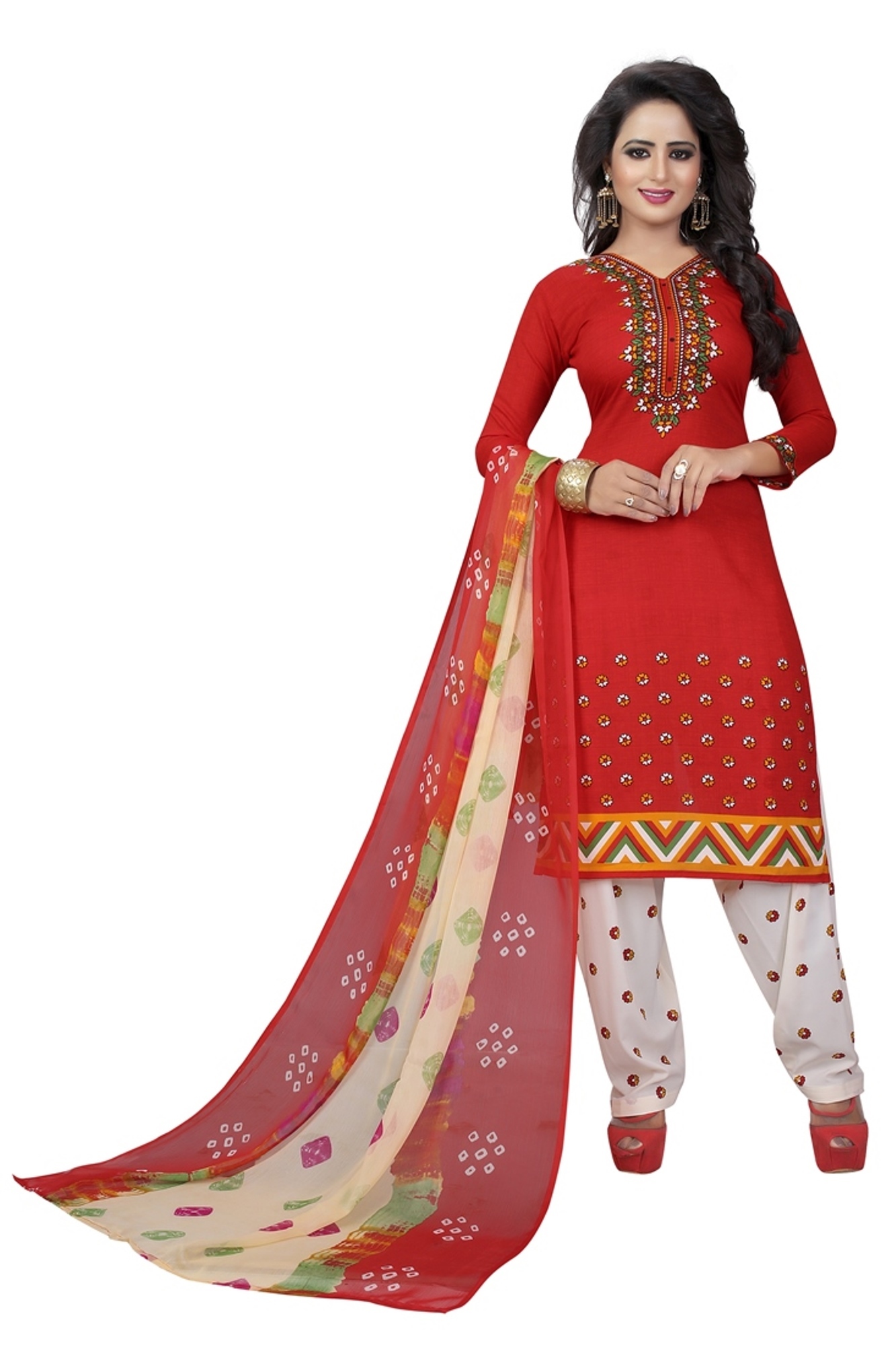 French Crepe Dress Material For Ladies