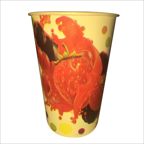 Orange Customized Paper Cup