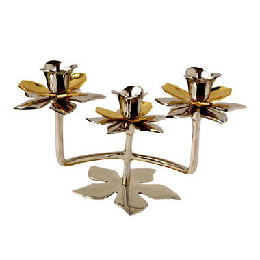 Golden 3 Lite Candle Stand