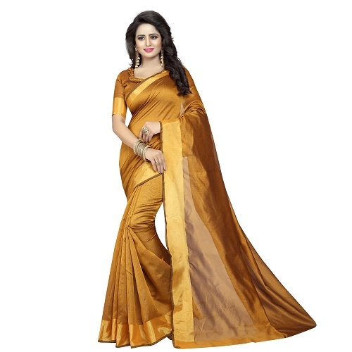 Cotton Designer Silk Saree