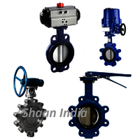 Lug Butterfly Valve - Casting, 40mm To 1800 Size, Medium Pressure | Manual Operation, Round Shape, Suitable For Water And Gas Flow Control