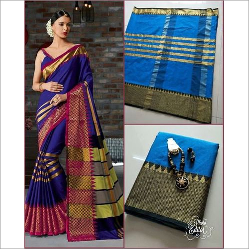 Cotton Pure Silk Saree