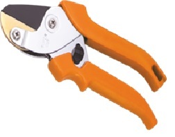 Pruning Secateur (SUPER CUT) - Steel Material, 180MM Size, Yellow Color | Ideal for Garden Tree Cutting, Clean and Accurate Cuts