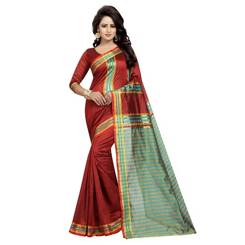 Cotton Art Silk Saree