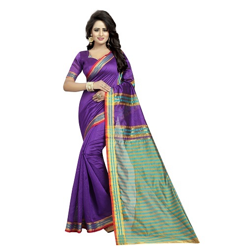Cotton Art Silk Saree