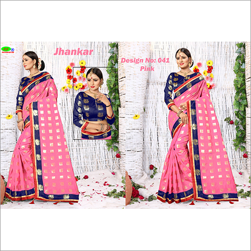 Poly Cotton Silk Saree