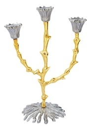 3 light christmas candelabra