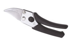 Pruning Secateur (FINE CUT) - Steel, 200 MM | Silver and Black, Ideal for Soft or Live Branch Cutting, Producing Clean and Accurate Cuts
