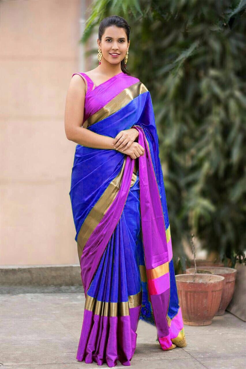 Cotton Silk Designer Saree