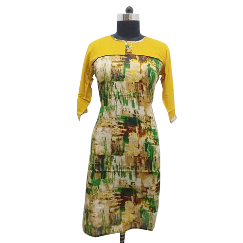 Ladies Designer Print Kurtis
