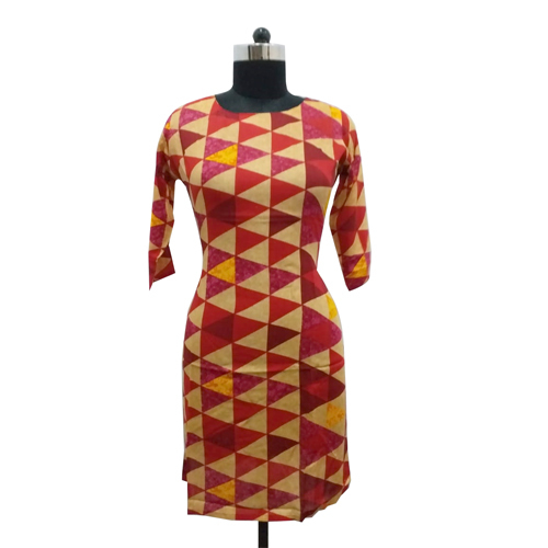 Ladies Designer Print Kurtis