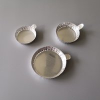 Round Aluminum Dishes with Tabs