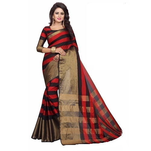 Cotton Pure Silk Saree