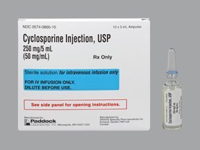 Cyclosporine injection