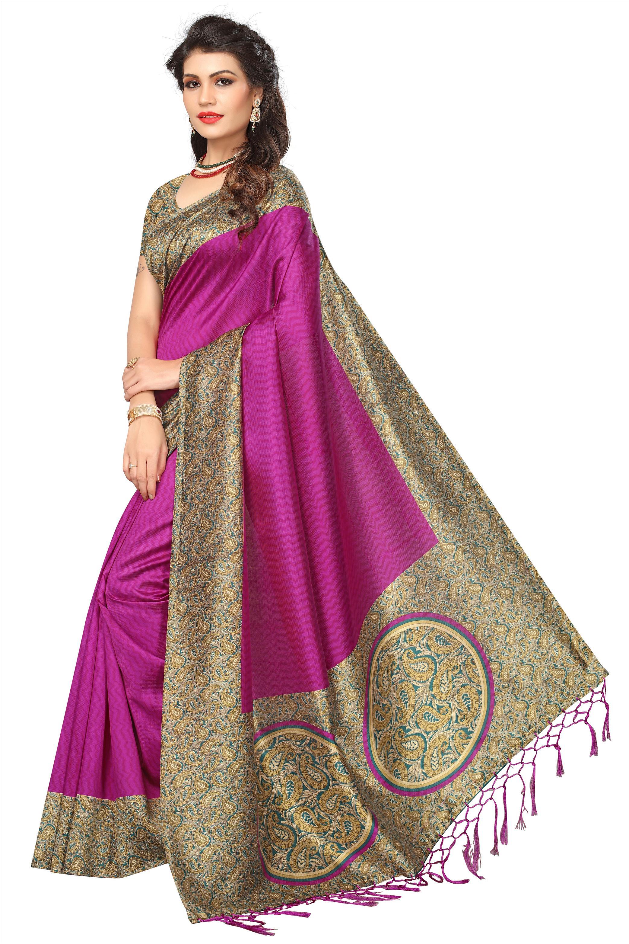 Mysore Silk With Tessals