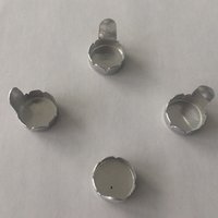 Round Micro Aluminum Weighing Boat with Breach and Handle