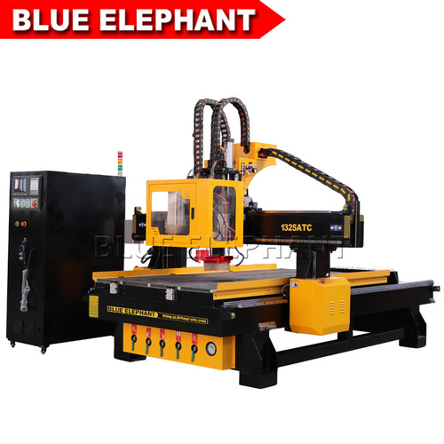 Metal Chinese 1325 Atc Router Cnc Woodworking Machinery With Precise Drilling Holes For Engraving And Making Wooden Kitchen Cabinet Doors