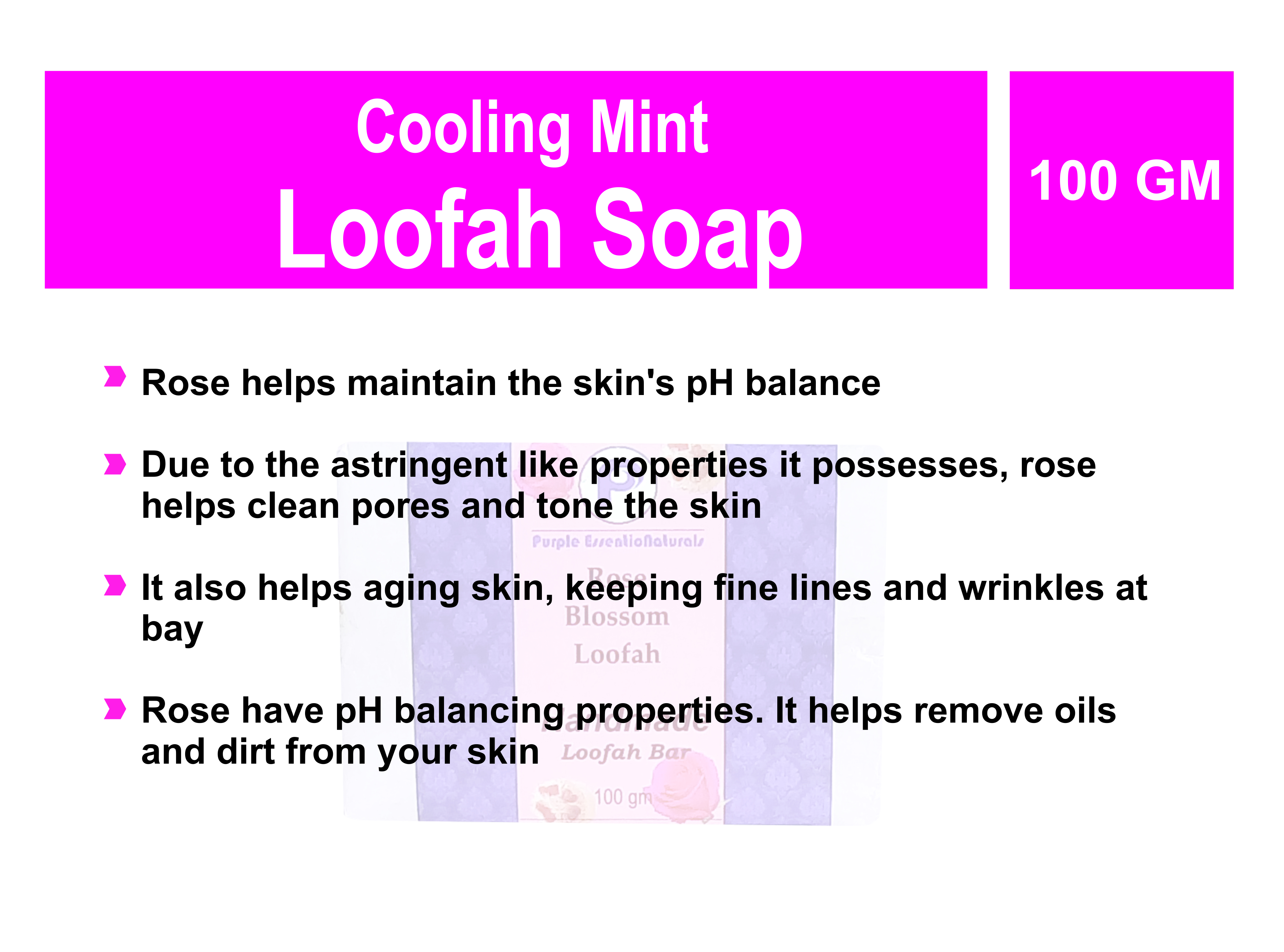 Rose Blossom Luffah Soap