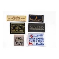 Woven Printed Labels - Acrylic Material, Round Shape, Multi-color Design | Skin-friendly, High Clarity For Garment Tagging And Promotion