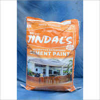 Waterproof Cement Paint - Powder Form 25 Kg, Orange Color | High Impact Resistance, Shock Resistant, Uv Resistant, Waterproof, Durable