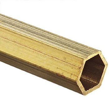 Brass Hexagon Hollow Rod