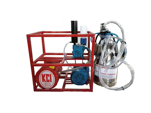 Single Bucket Milking Machine with motor