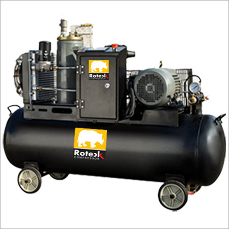 Lubricated Tank Mounted Compressor Without Cabinet