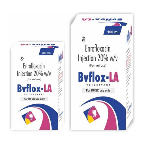 Enrofloxacin Injection 20% For Veterinary Use Only