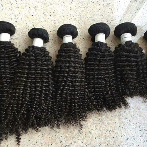 Black Curly Hair Weft